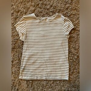 Striped Short Sleeve Top
